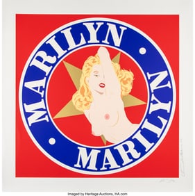 40042: Robert Indiana (1928-2018) Marilyn, 2008 Screenp
