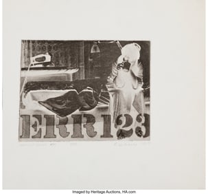 40061: Robert Indiana (1928-2018) ERR 123, 1963 Photogr
