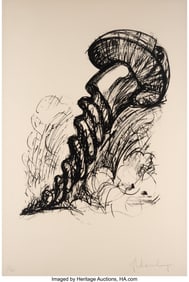 40080: Claes Oldenburg (1929-2022) Soft Screw in Waterf