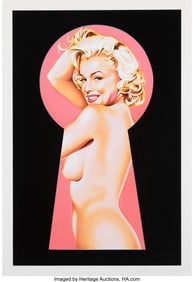 40043: Mel Ramos (1935-2018) Peek-a-Boo Marilyn 1, 2002