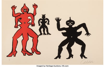40063: Alexander Calder (1898-1976) Une famille de la b