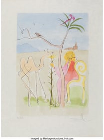 40007: Salvador Dalí (1904-1989) Le Cour du lion, from