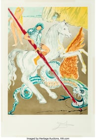 40027: Salvador Dalí (1904-1989) The Lance of Chivalry