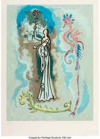 40028: Salvador Dalí (1904-1989) Rowena, from Ivanhoe,