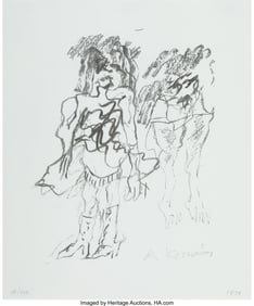 40047: Willem de Kooning (1904-1997) Two Women, 1973 Li