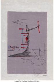 40031: Salvador Dalí (Spanish, 1904-1989) La Femme dan