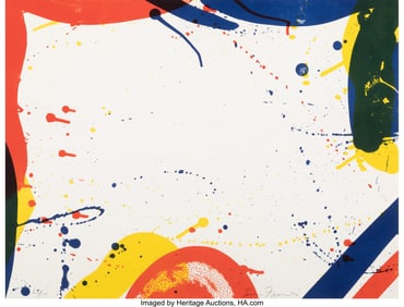 40067: Sam Francis (1923-1994) Untitled, from Portfolio