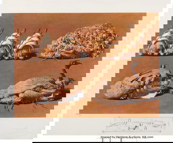 40016: Salvador Dalí (1904-1989) Les caprices pincés