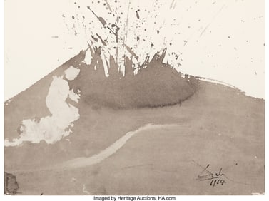 40038: Salvador Dalí (1904-1989) The Angel Drove Out t