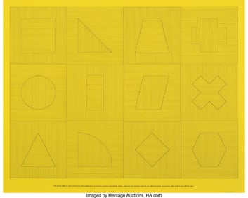 40054: Sol LeWitt (American, 1928-2007) Four Sides of t