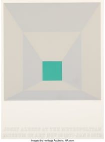 40076: Josef Albers (1888-1976) P-Green (Josef Albers a