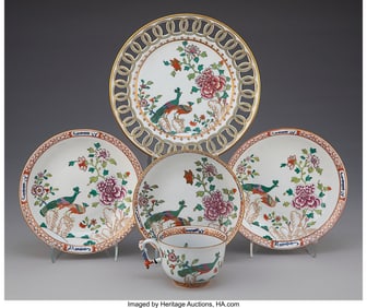 29014&colon; A Set of Five Herend Chinoiserie Items&comma; 1915-191