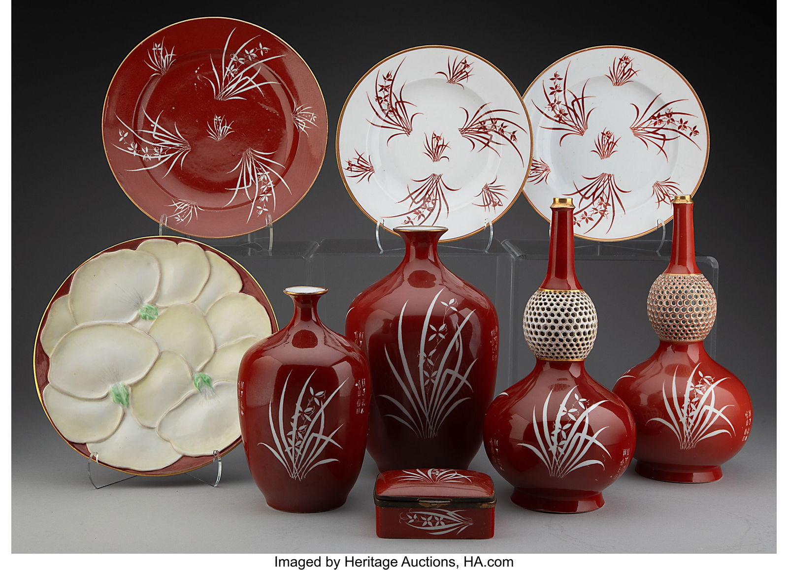 A Group of Eight Herend Esterházy Pattern Porce (1 of 4)