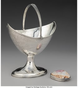 29058&colon; Two Silver Table Articles&comma; early 19th century Ma