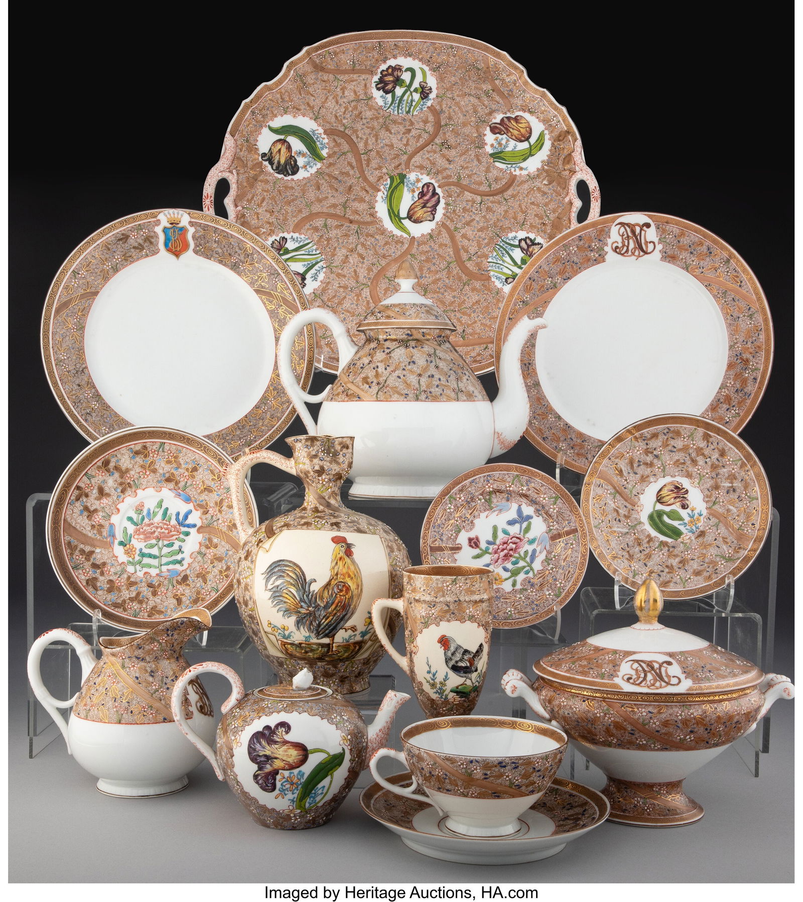 A Twenty-Nine-Piece Vilmos Fischer Partial Gilt (1 of 3)