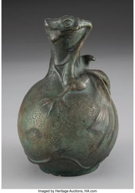 29110&colon; A Riessner&comma; Stellmacher & Kessel Amphora Glazed 