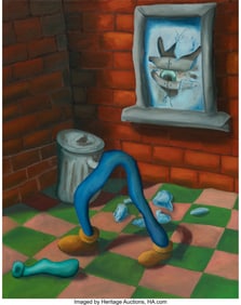 43243&colon; Fred Smith &lpar;b&period; 1987&rpar; Accident Alley&comma; 2022 Oil on