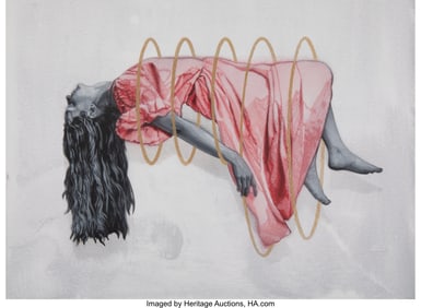 43248&colon; Snik &lpar;20th Century&rpar; Escape&comma; 2022 Spray paint and