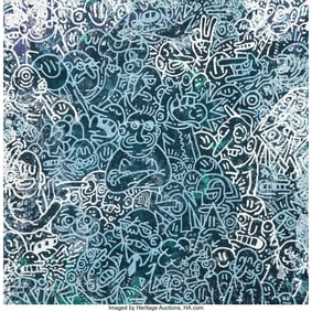 43272&colon; Kark&comma; Kong &lpar;20th century &rpar; Untitled&comma; 2022 Acryli