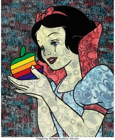 43273&colon; Speedy Graphito &lpar;b&period; 1961&rpar; Untitled Acrylic and s