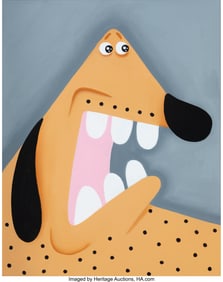 43291&colon; Jeremy Yamamura &lpar;b&period; 1981&rpar; Dog&comma; 2022 Acrylic on c