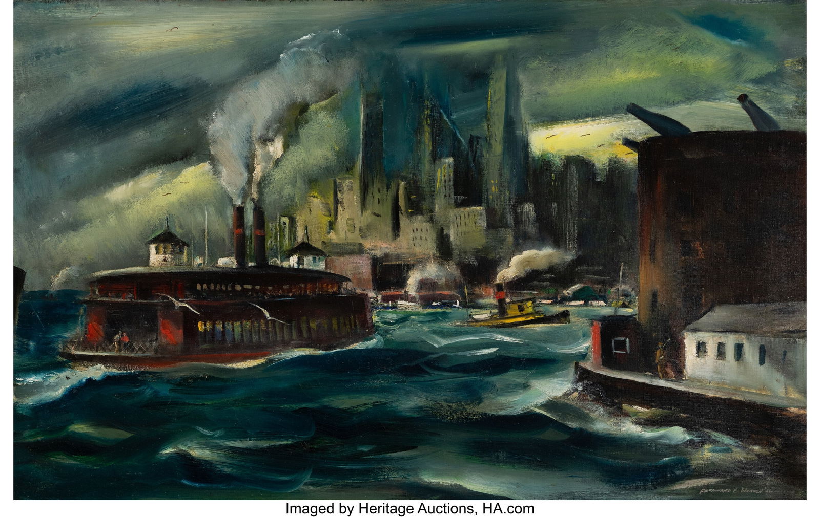 Ferdinand E. Warren (American, 1899-1981) New Yo (1 of 3)