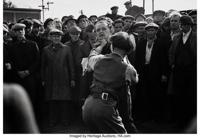 39037: Bert Hardy (British, 1913-1995) Untitled (Fight)