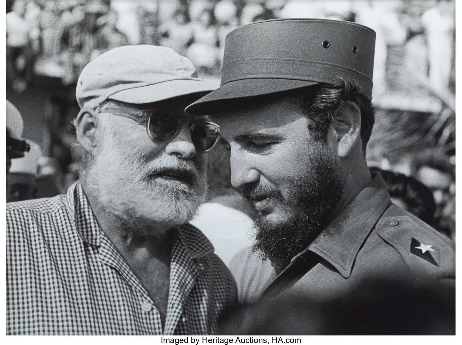 Osvaldo Salas (Cuban, 1914-1992) With Hemingway,: Osvaldo Salas (Cuban, 1914-1992) With Hemingway, 1960 Gelatin silver print, printed 1994 by Robert Salas 12-1/4 x 16-1/2 inches (31.1 x 41.9 cm&r