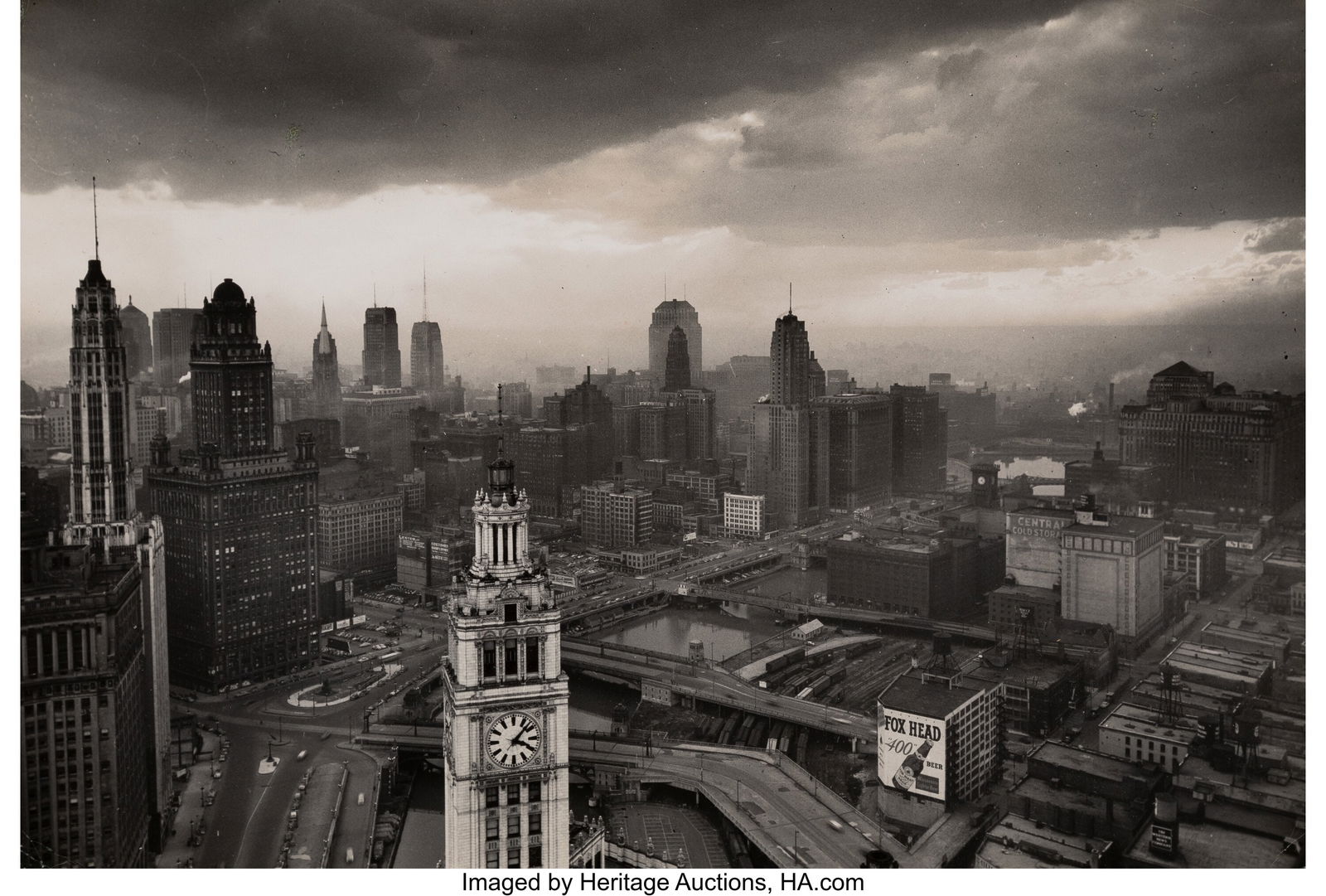 39010: Thomas Hollyman (American, 1919-2009) Chicago, c