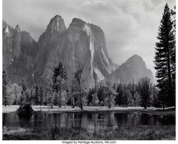 39046: Ansel Adams (American, 1902-1984) Cathedral Spir