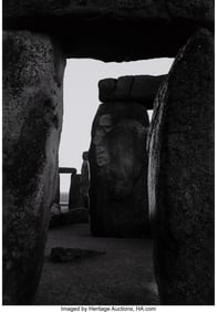 39054: Paul Caponigro (American, 1932-2024) Stonehenge,