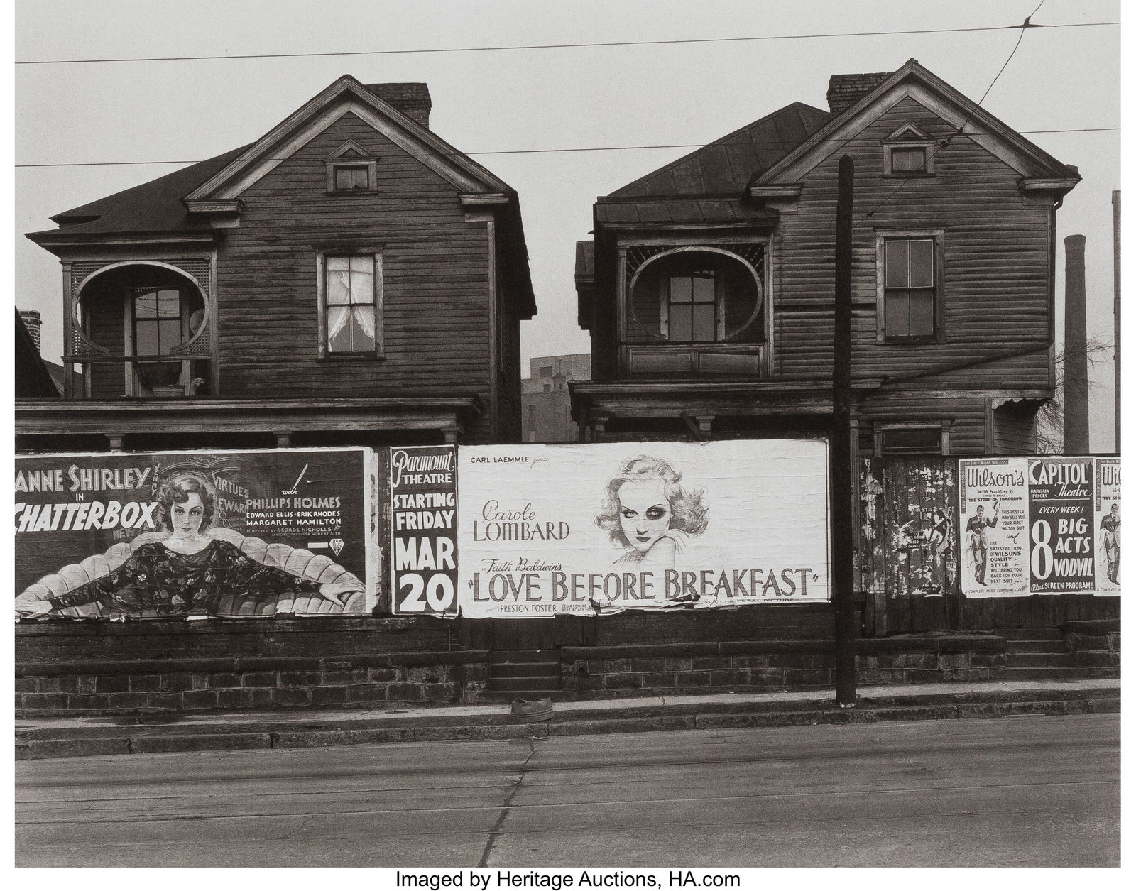 Walker Evans (American, 1903-1975) Houses, Atlan: Walker Evans (American, 1903-1975) Houses, Atlanta, Georgia, 1936 Photogravure, printed later 10-3/8 x 13-1/2 inches (26.4 x 34.3 cm&