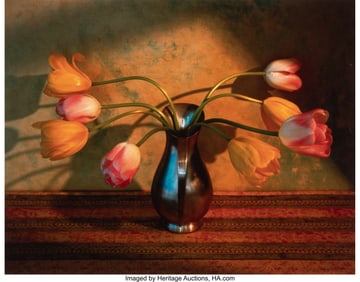 39134: Masatomo Kuriya (Japanese, b. 1955) Tulips, 1990