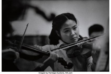 39066: W. Eugene Smith (American, 1918-1978) Violinist