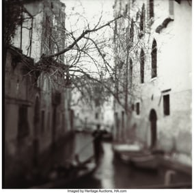 39031: Keith Carter (American, b. 1948) Gondola, Venice