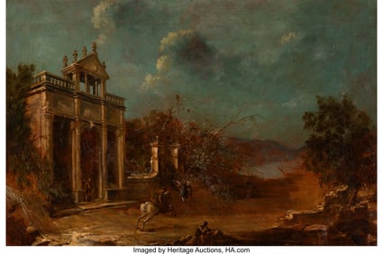 61197: Italian School (19th Century) Pair of classical