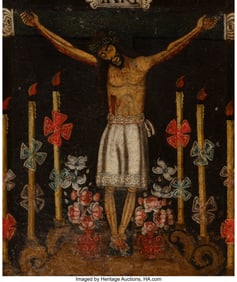 61099: Cuzco School (16th-18th Centuries) El Cristo de