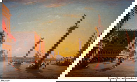 61004: Amédée Rosier (French, 1831-1889) Riva degli S