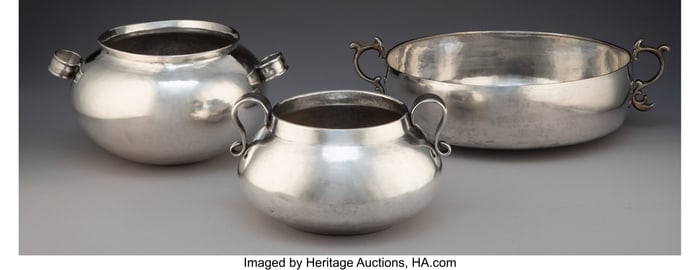 61102: A Group of Three Latin American Silver Two-Handl