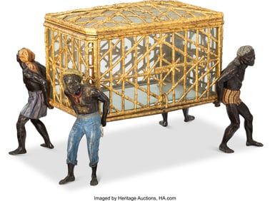 61008: A French Polychrome and Gilt Bronze Tantalus in