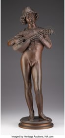 61212: After Paul Dubois (French, 1829-1905) Le Chanteu