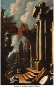 61217: Manner of Giovanni Paolo Panini (Italian, 1690-1