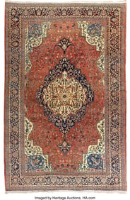 61114: A Sarouk Fereghan Carpet, circa 1910 147 x 105 i