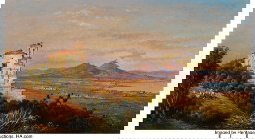 61120: Consalvo Carelli (Italian, 1818-1910) The bay of