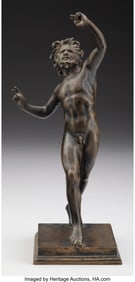 61143: Italian School (19th Century) The Dancing Faun B