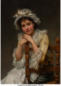 61155: Michele Gordigiani (Italian, 1830-1909) La domes