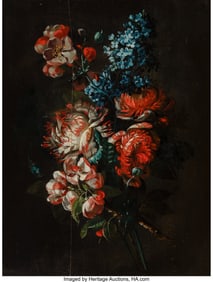 61171: Spanish School (17th Century) Floral still life
