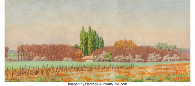 61173: Charles Lacoste (French, 1870-1959) French viney