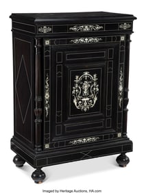 61179: An Italian Renaissance-Style Ebonized and Bone I
