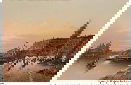 61059: Karl Kaufmann (German, 1843-1905) Venice, 1894 O